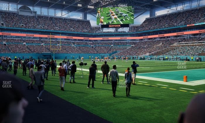 Hard Rock Stadium - Section Field Northwest Suite Seat View