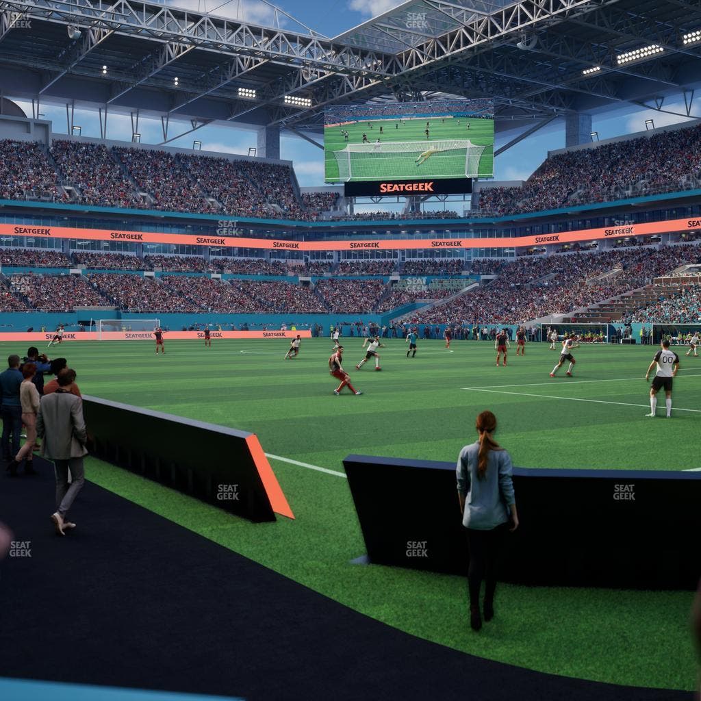 Hard Rock Stadium - Section Field Northwest Suite Seat View