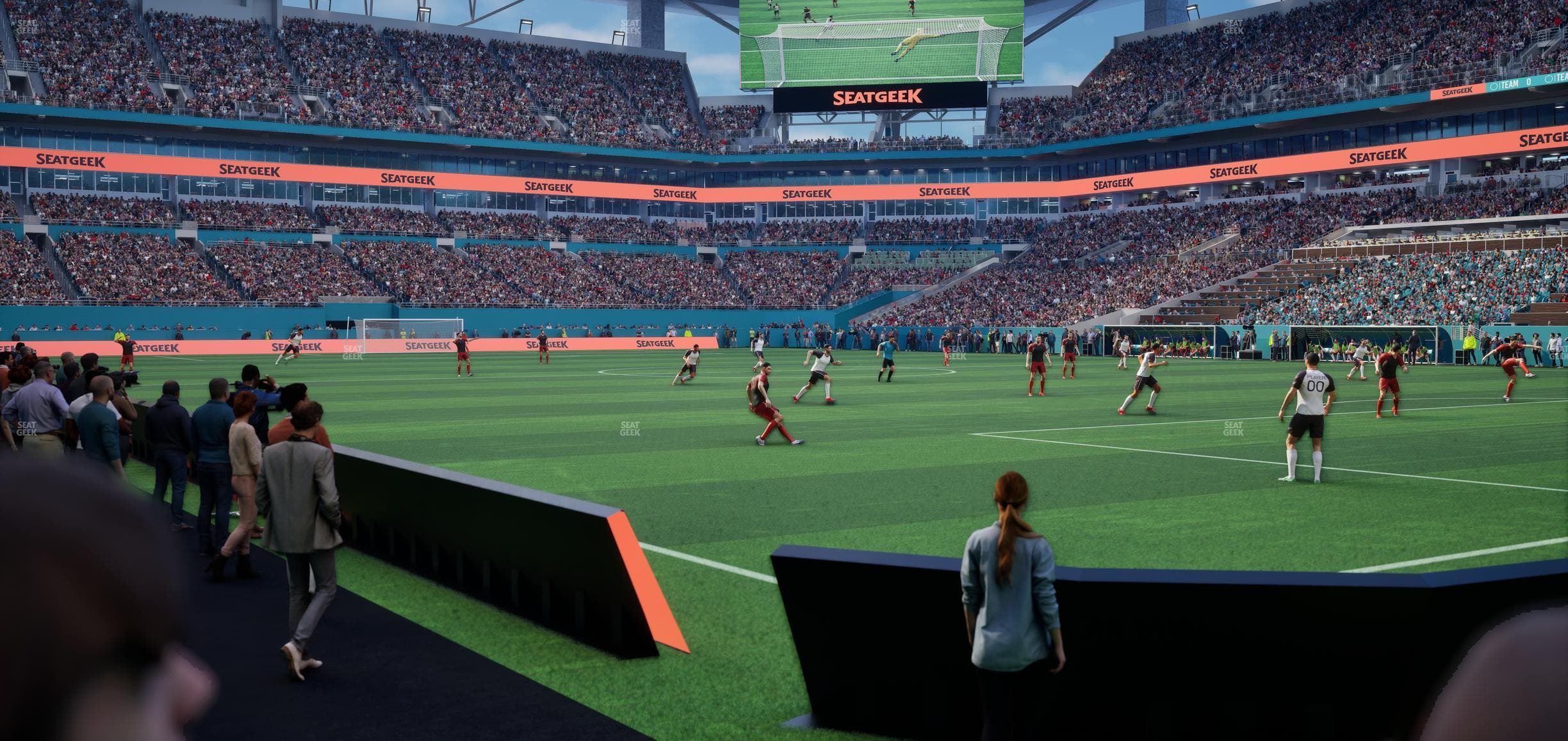 Hard Rock Stadium - Section Field Northwest Suite Seat View