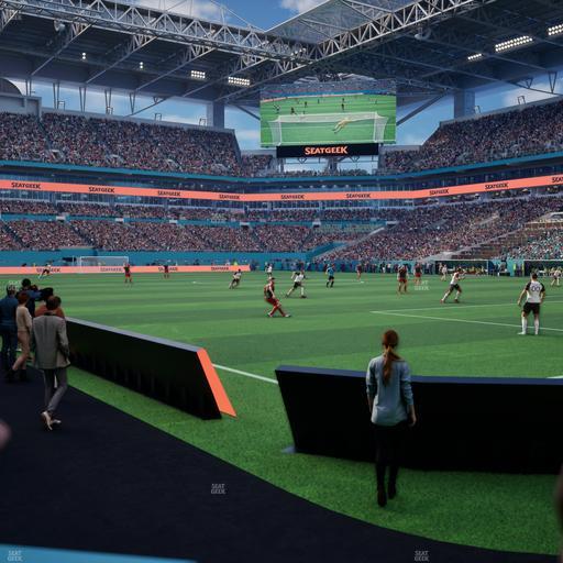 Hard Rock Stadium - Section Field Northwest Suite Seat View
