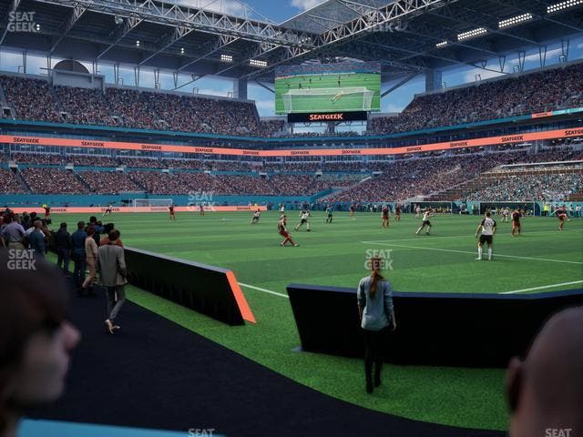 Hard Rock Stadium - Section Field Northwest Suite Seat View