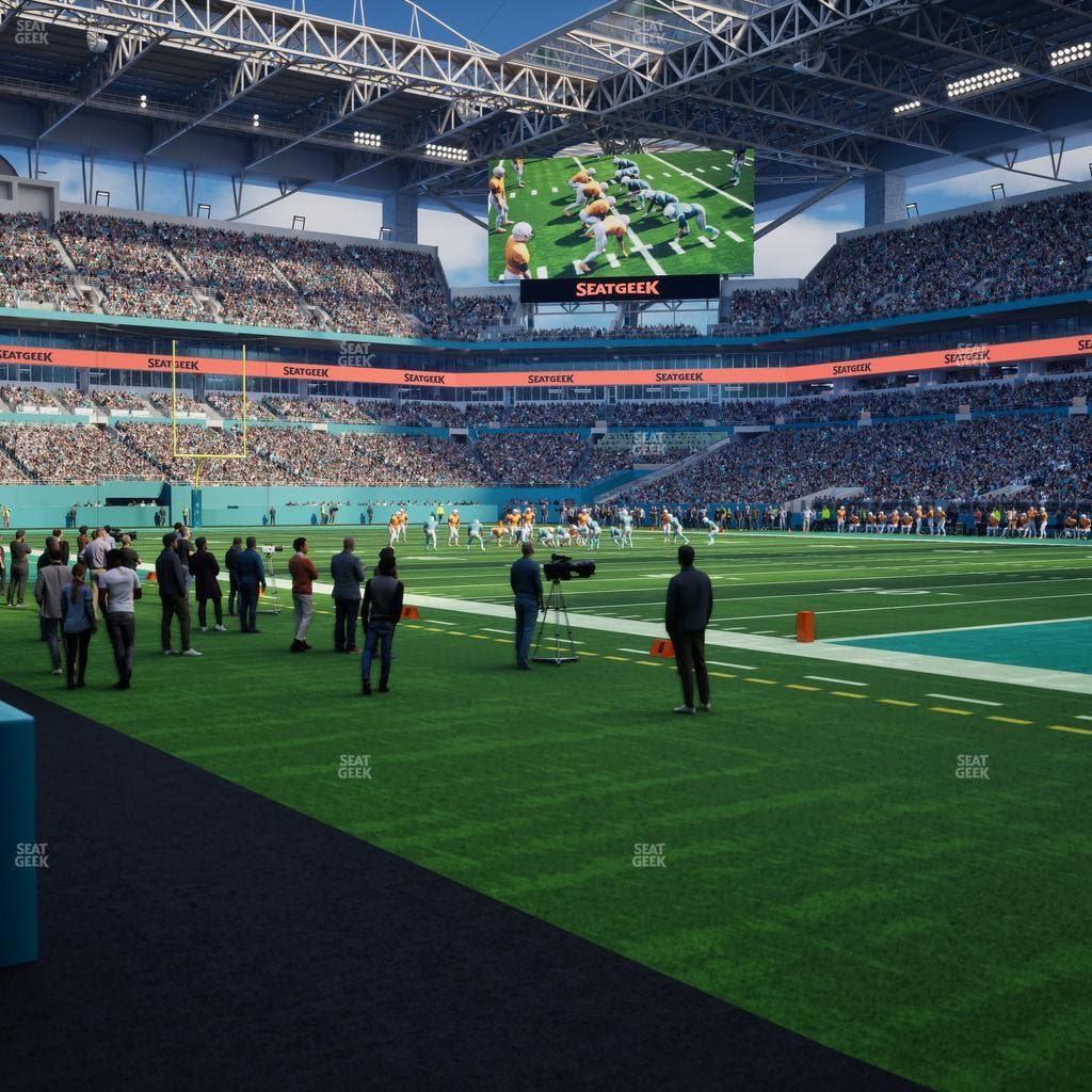 Hard Rock Stadium - Section Field Southeast Suite Seat View