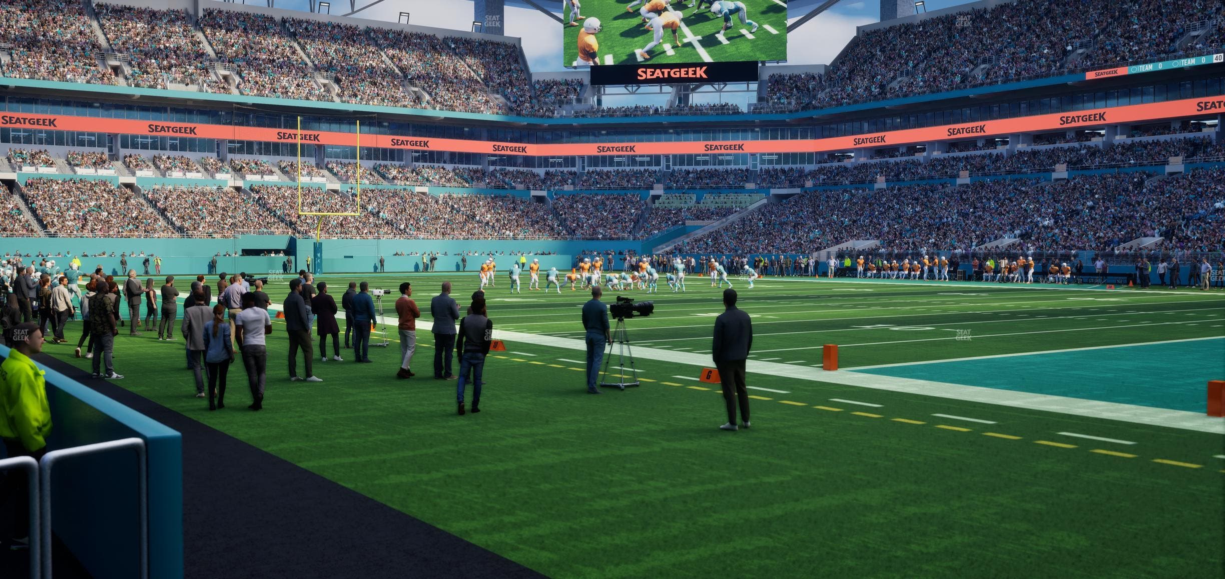 Hard Rock Stadium - Section Field Southeast Suite Seat View