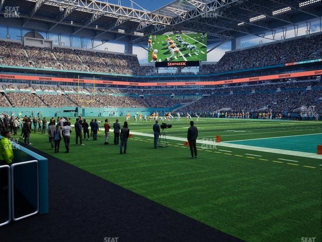 Hard Rock Stadium - Section Field Southeast Suite Seat View