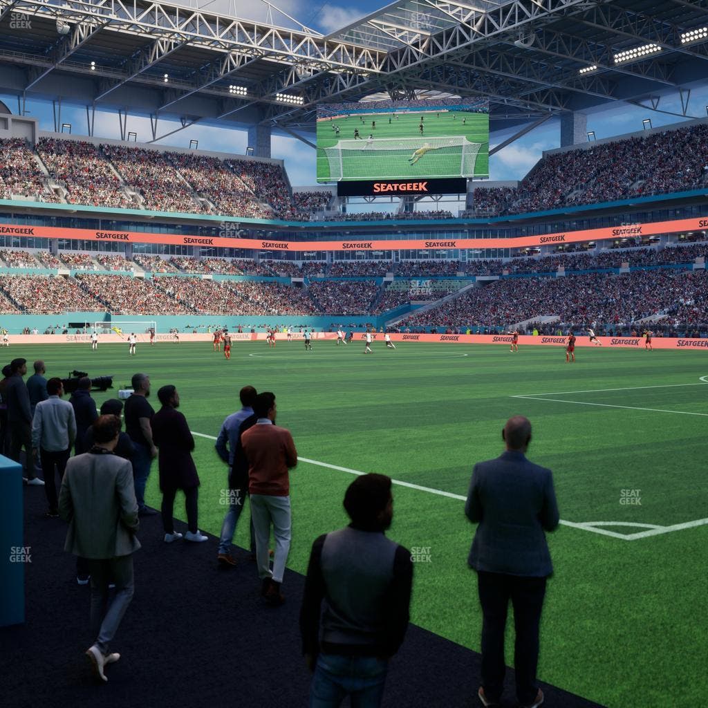 Hard Rock Stadium - Section Field Southeast Suite Seat View