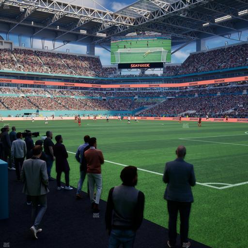 Hard Rock Stadium - Section Field Southeast Suite Seat View