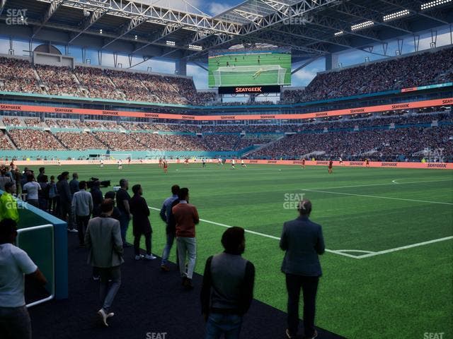 Hard Rock Stadium - Section Field Southeast Suite Seat View