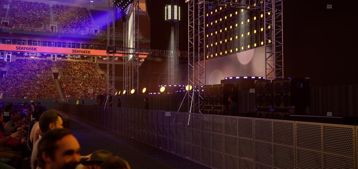 Hard Rock Stadium - Section Floor 1 Seat View