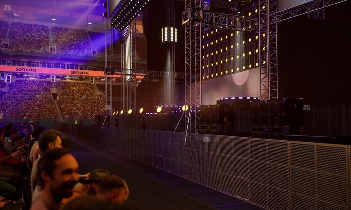 Hard Rock Stadium - Section Floor 1 Seat View