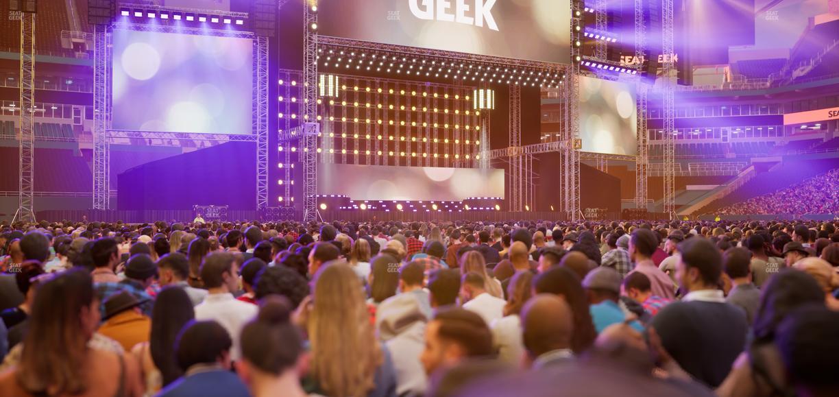 Hard Rock Stadium - Section Floor 10 Seat View