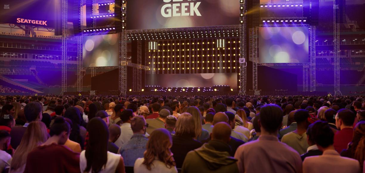 Hard Rock Stadium - Section Floor 12 Seat View