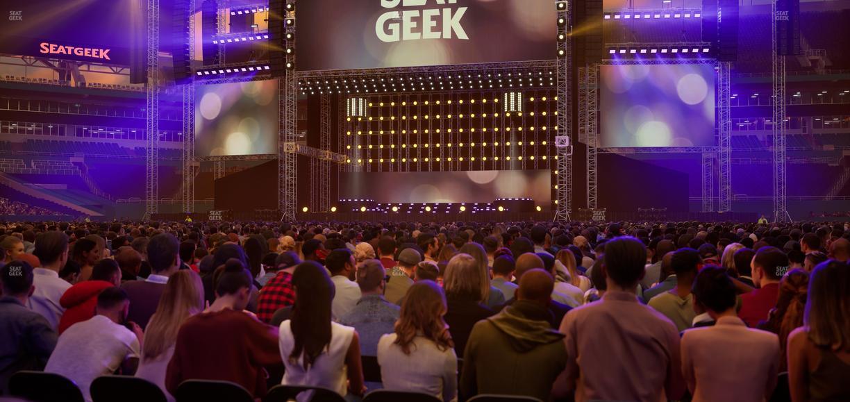 Hard Rock Stadium - Section Floor 12 Seat View