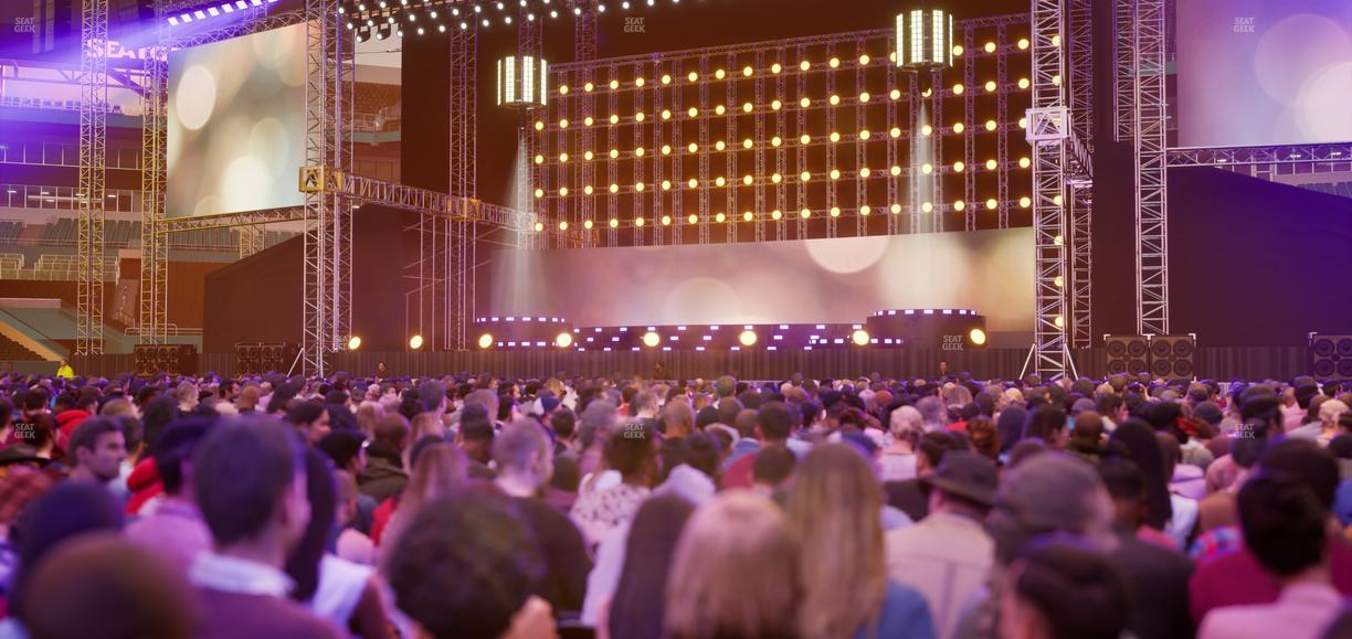 Hard Rock Stadium - Section Floor 2 Seat View