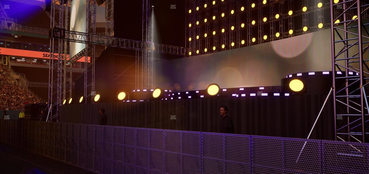 Hard Rock Stadium - Section Floor 2 Seat View