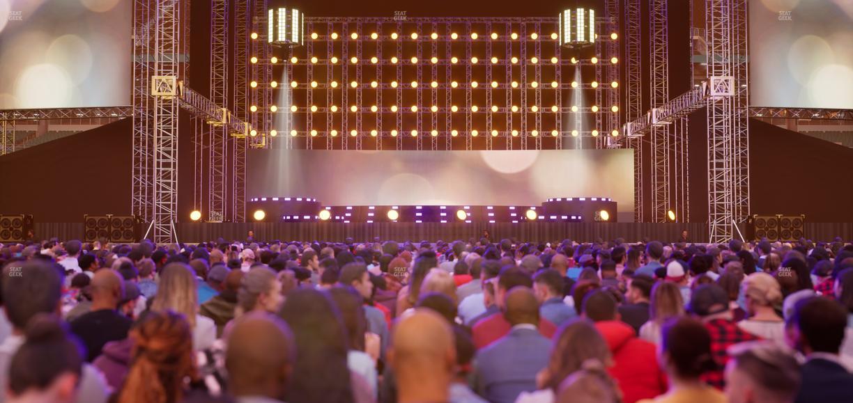 Hard Rock Stadium - Section Floor 3 Seat View