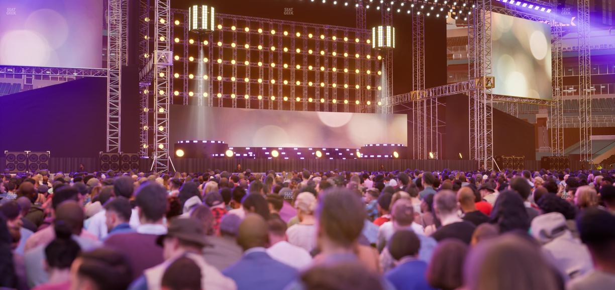 Hard Rock Stadium - Section Floor 4 Seat View