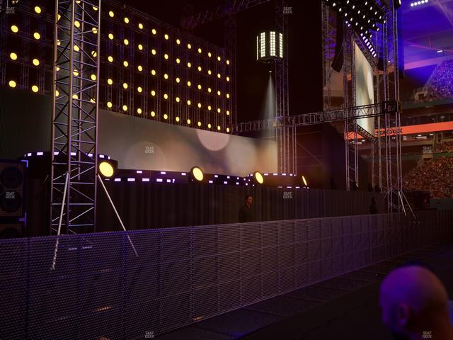 Hard Rock Stadium - Section Floor 4 Seat View