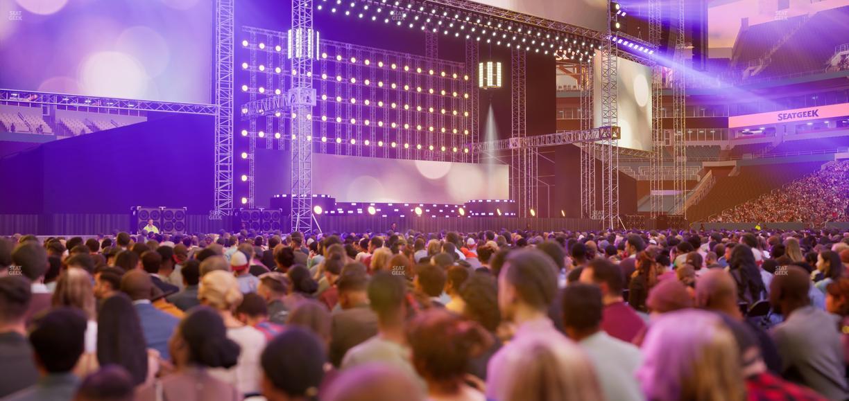 Hard Rock Stadium - Section Floor 5 Seat View