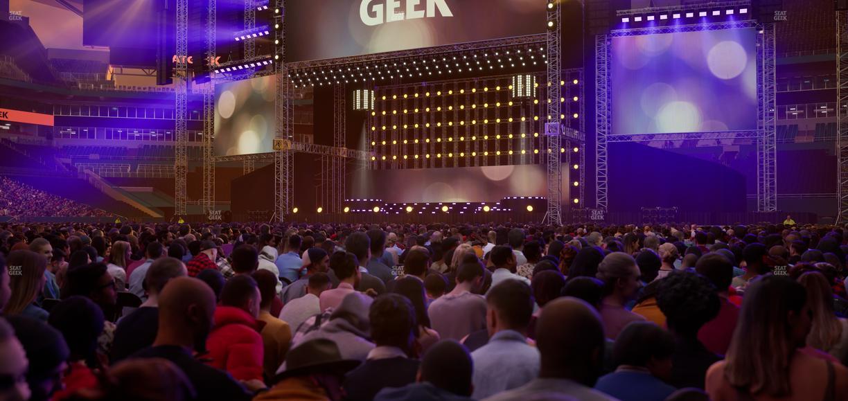 Hard Rock Stadium - Section Floor 6 Seat View