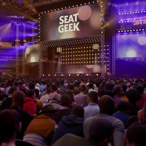 Hard Rock Stadium - Section Floor 6 Seat View