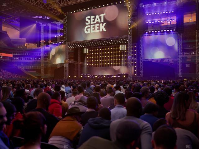 Hard Rock Stadium - Section Floor 6 Seat View