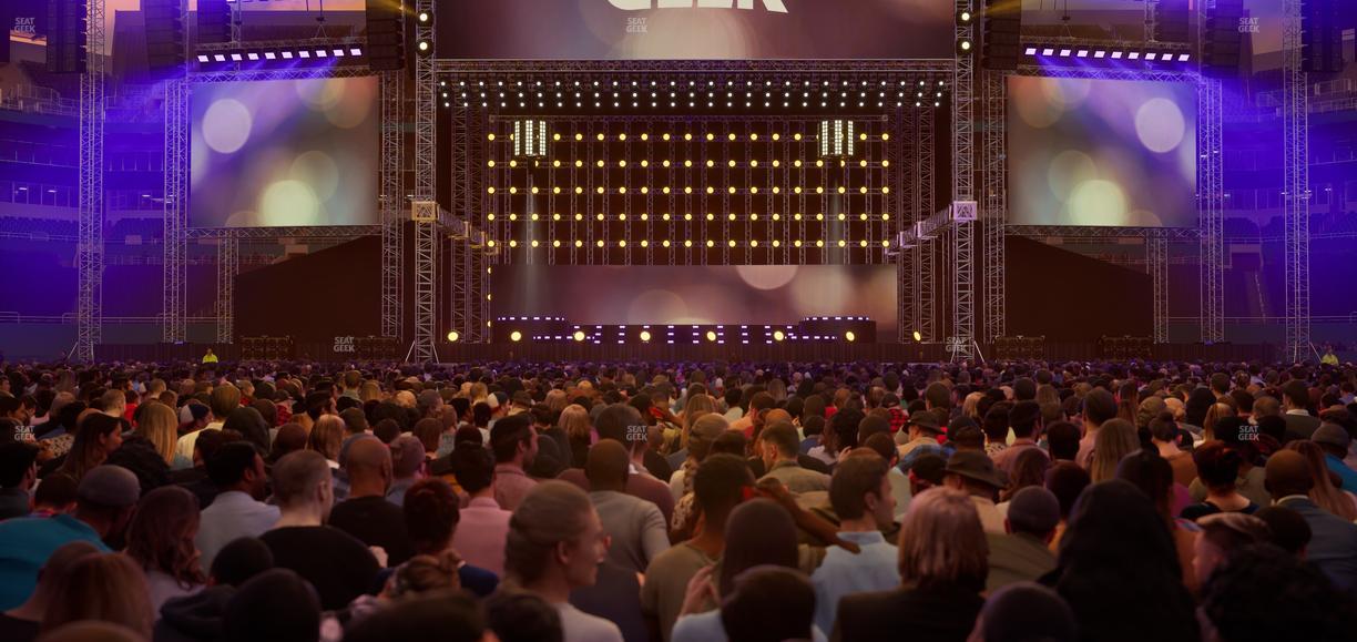 Hard Rock Stadium - Section Floor 8 Seat View