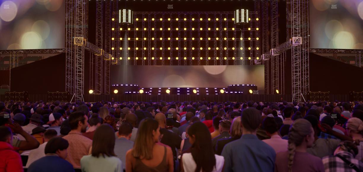 Hard Rock Stadium - Section Floor 8 Seat View