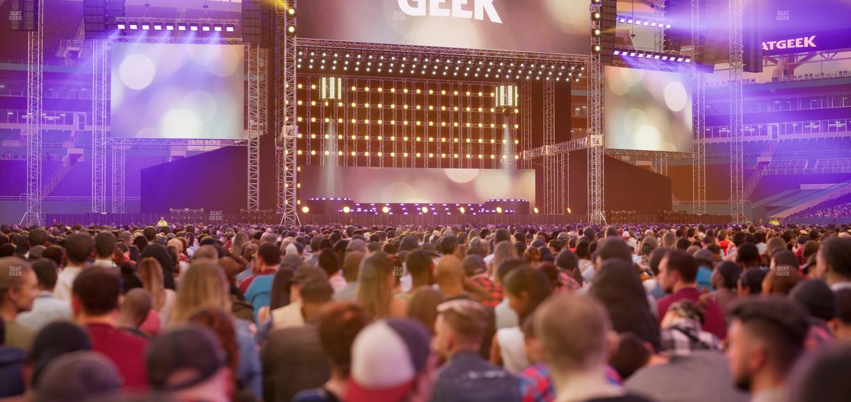 Hard Rock Stadium - Section Floor 9 Seat View