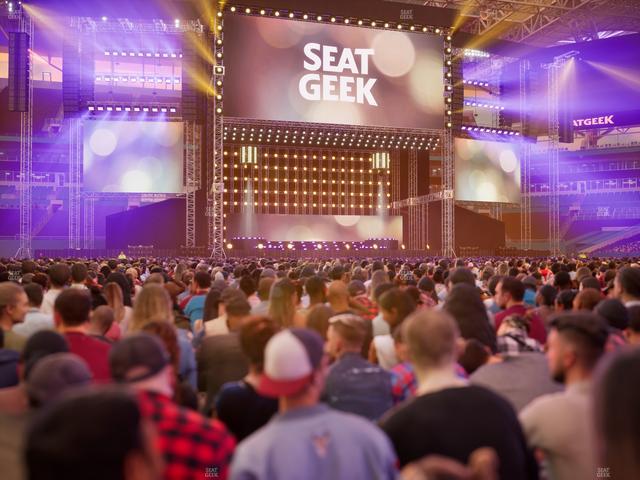 Hard Rock Stadium - Section Floor 9 Seat View