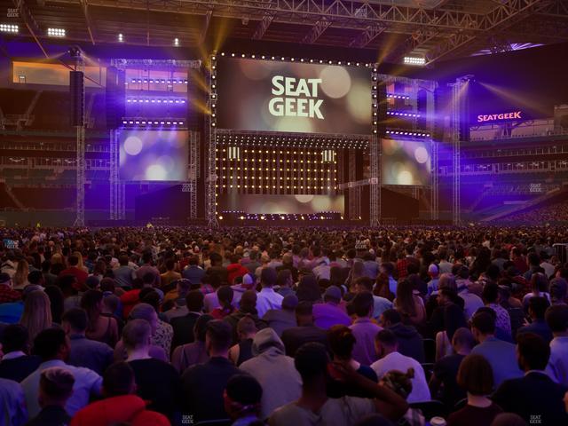 Hard Rock Stadium - Section Floor Ada Left Seat View