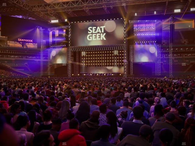 Hard Rock Stadium - Section Floor Ada Right Seat View