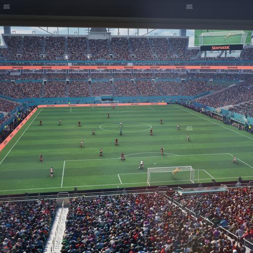 Hard Rock Stadium - Section Liv P Seat View