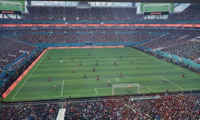 Hard Rock Stadium - Section Liv P Seat View