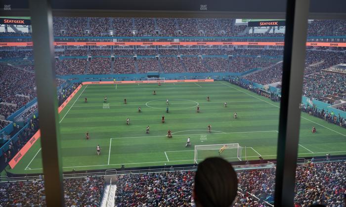 Hard Rock Stadium - Section Liv P Seat View