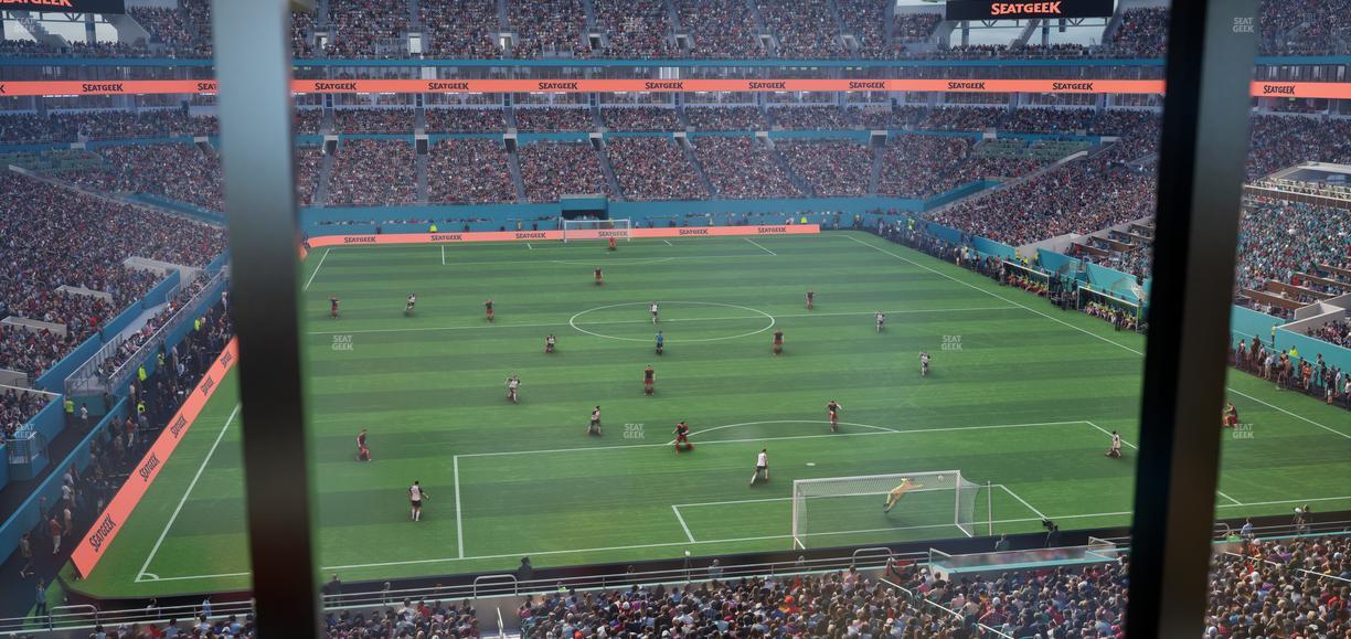 Hard Rock Stadium - Section Liv Q Seat View