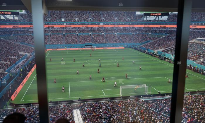 Hard Rock Stadium - Section Liv Q Seat View