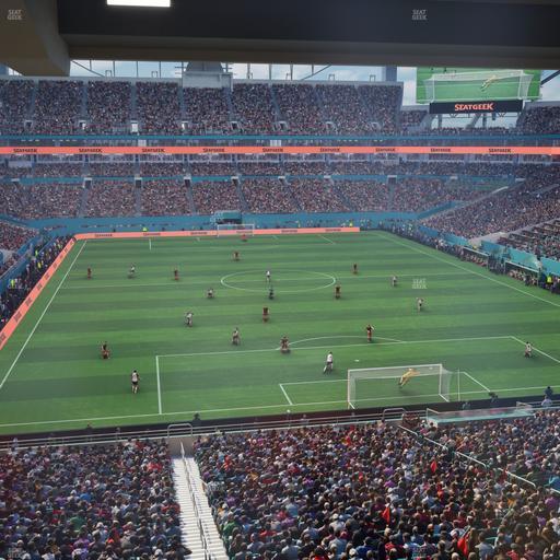 Hard Rock Stadium - Section Liv Q Seat View