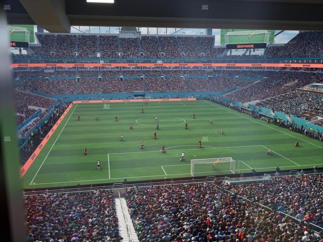 Hard Rock Stadium - Section Liv Q Seat View