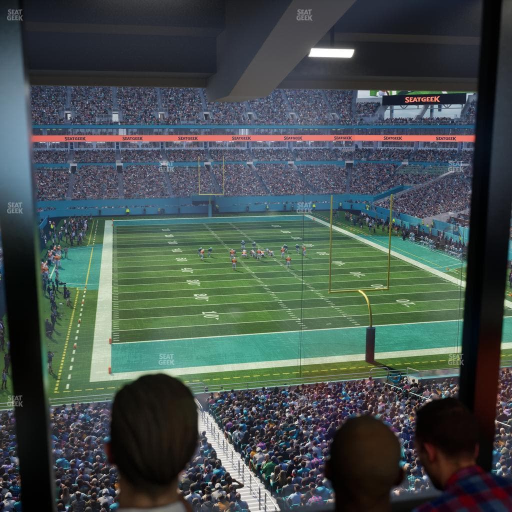 Hard Rock Stadium - Section Liv R Seat View
