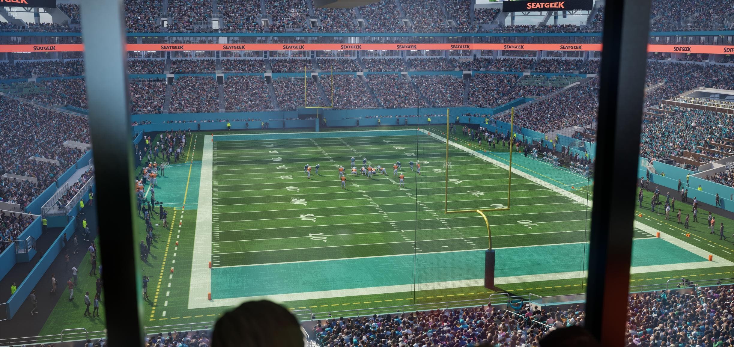 Hard Rock Stadium - Section Liv R Seat View