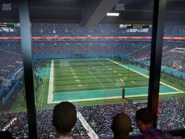 Hard Rock Stadium - Section Liv R Seat View
