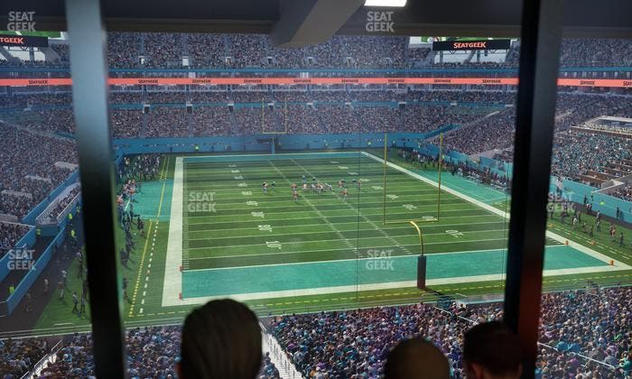 Hard Rock Stadium - Section Liv R Seat View
