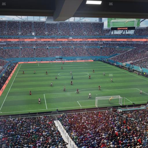 Hard Rock Stadium - Section Liv R Seat View