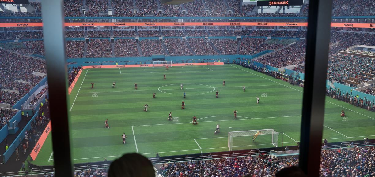 Hard Rock Stadium - Section Liv R Seat View