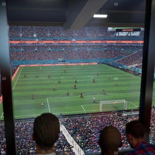 Hard Rock Stadium - Section Liv R Seat View