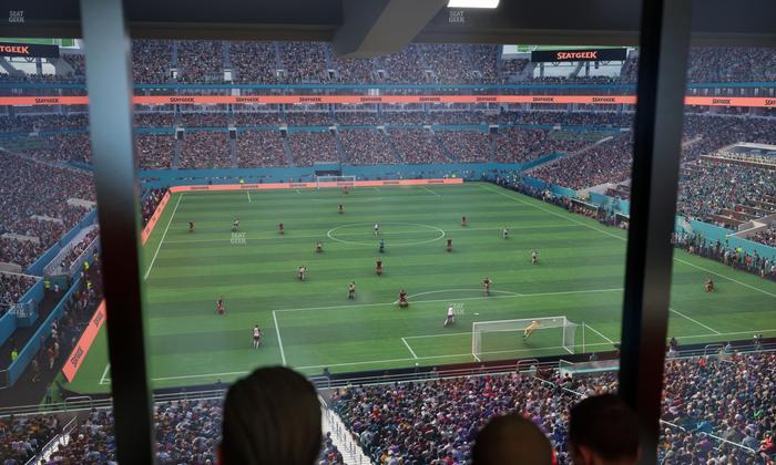 Hard Rock Stadium - Section Liv R Seat View