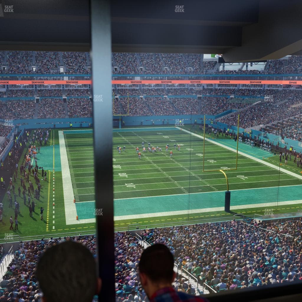 Hard Rock Stadium - Section Liv S Seat View