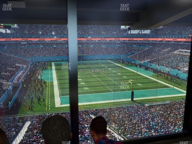 Hard Rock Stadium - Section Liv S Seat View