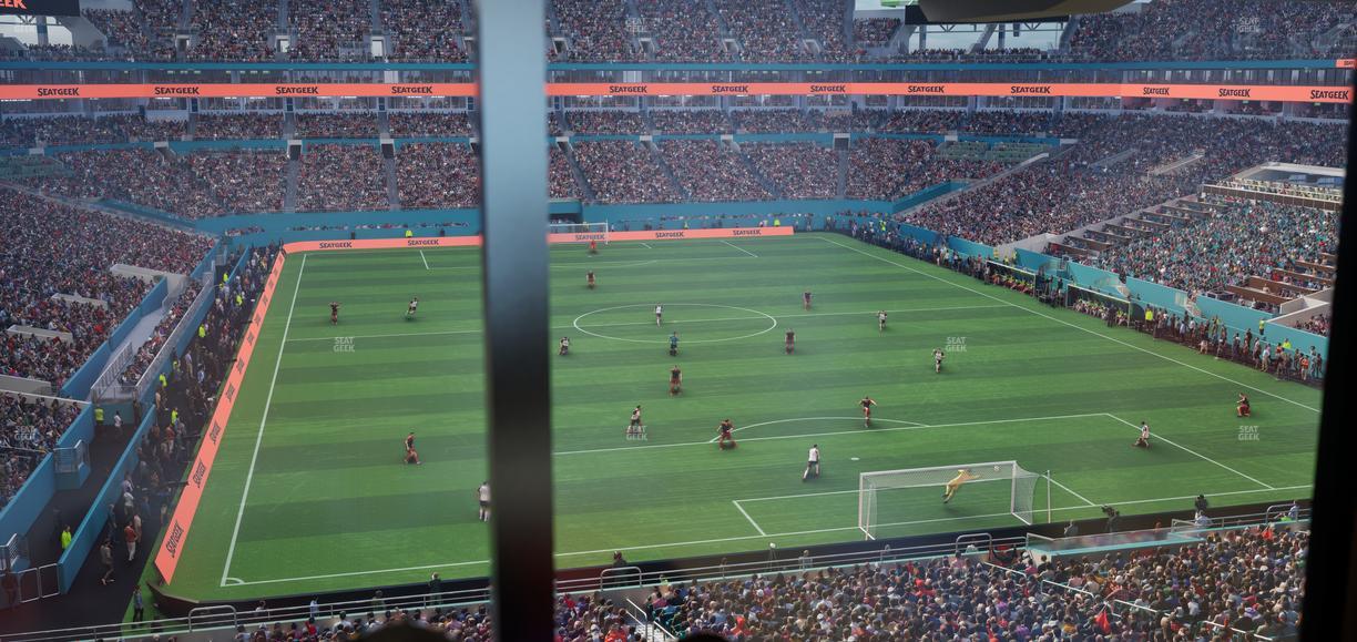 Hard Rock Stadium - Section Liv S Seat View