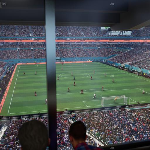 Hard Rock Stadium - Section Liv S Seat View